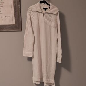 G-Star Cream Knit Sweater Dress